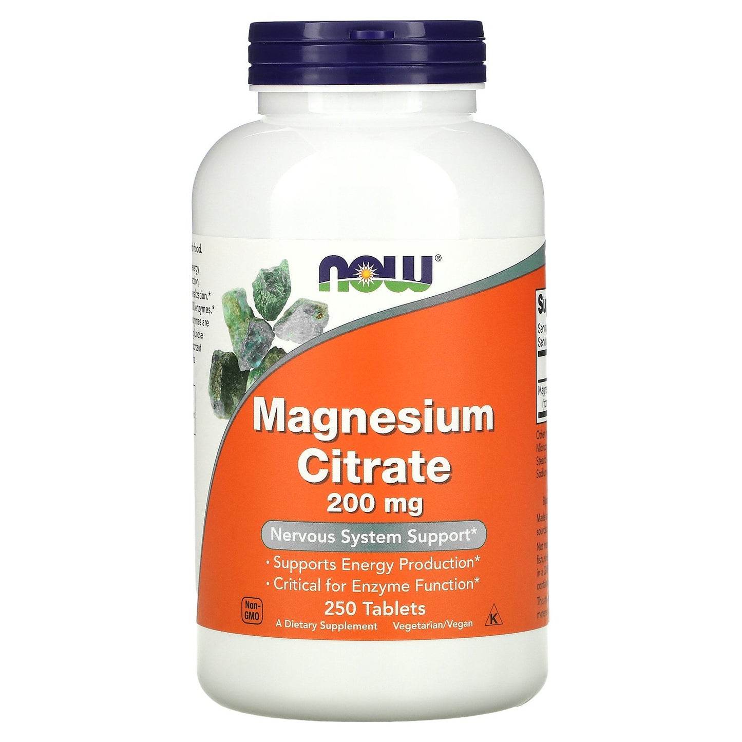 NOW Foods, Magnesium Citrate, 200 mg, 250 Tablets