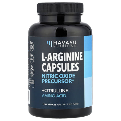Havasu Nutrition, L-Arginine + Citrulline Amino Acid, 120 Capsules