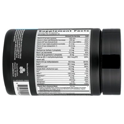 Ancient Nutrition, Men's Fermented Multivitamin, 60 Capsules