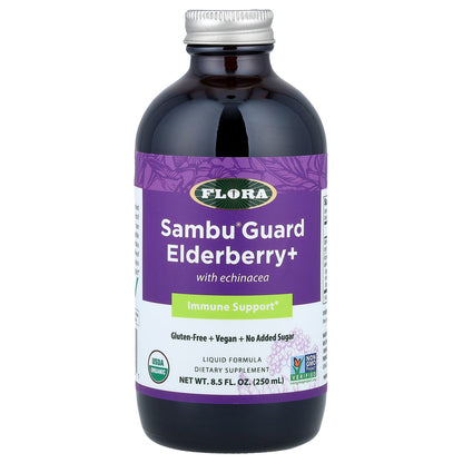 Flora, Sambu Guard® Elderberry+ with Echinacea, 8.5 fl oz (250 ml)