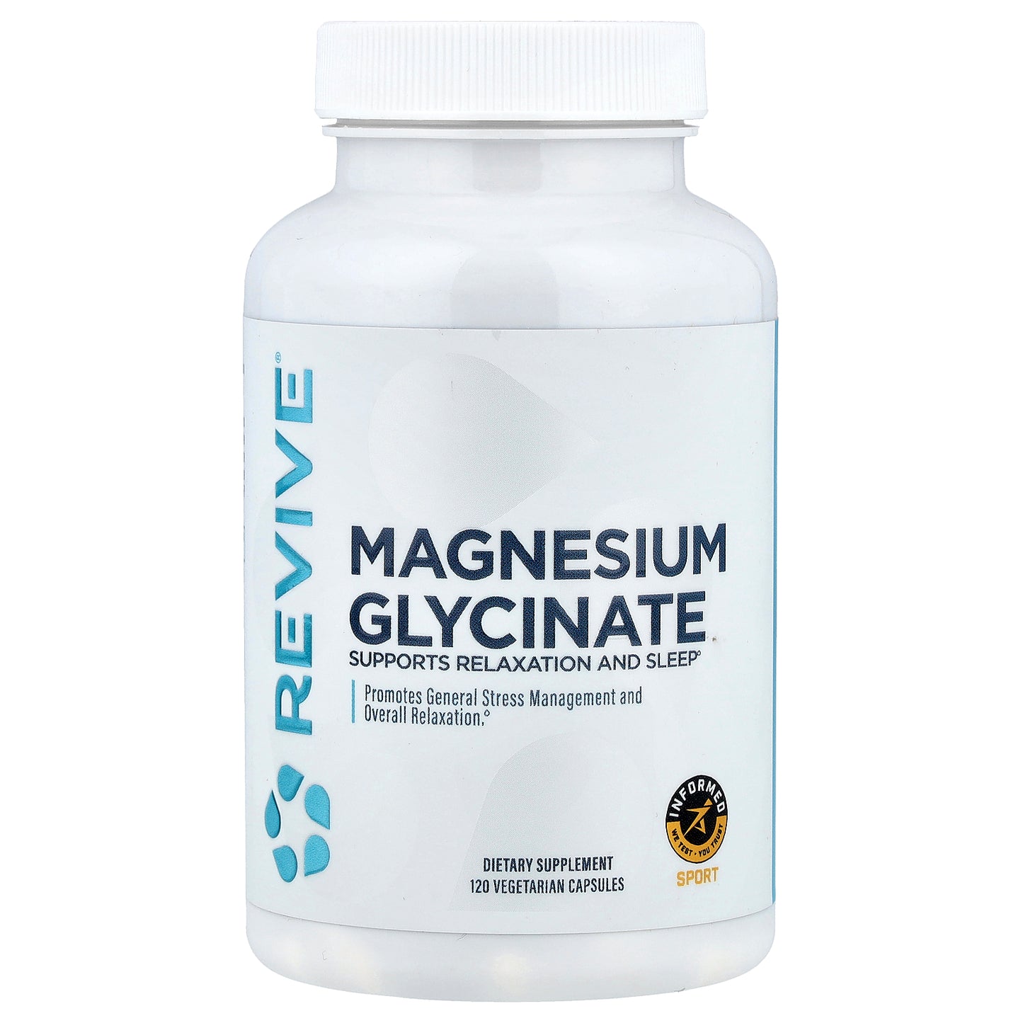 Revive, Magnesium Glycinate, 120 Vegetarian Capsules (100 mg per Capsule)
