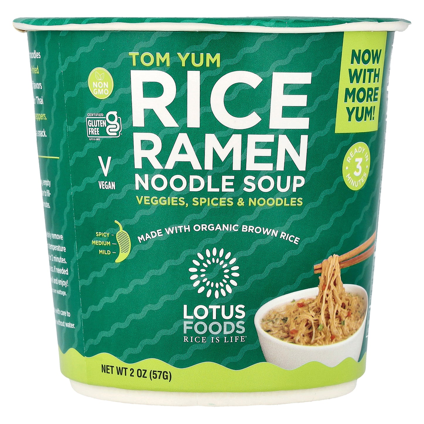 Lotus Foods, Tom Yum, Rice Ramen Noodle Soup, 2 oz (57 g)