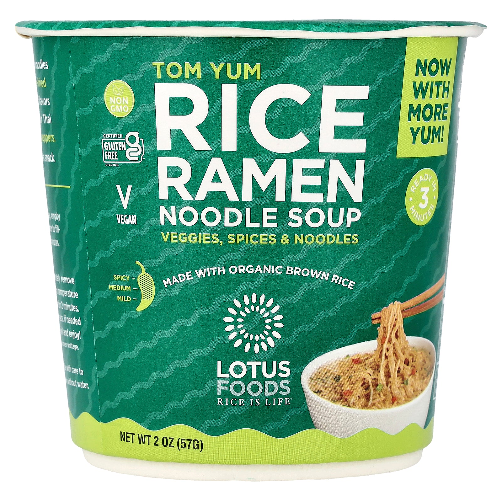Lotus Foods, Tom Yum, Rice Ramen Noodle Soup, 2 oz (57 g)