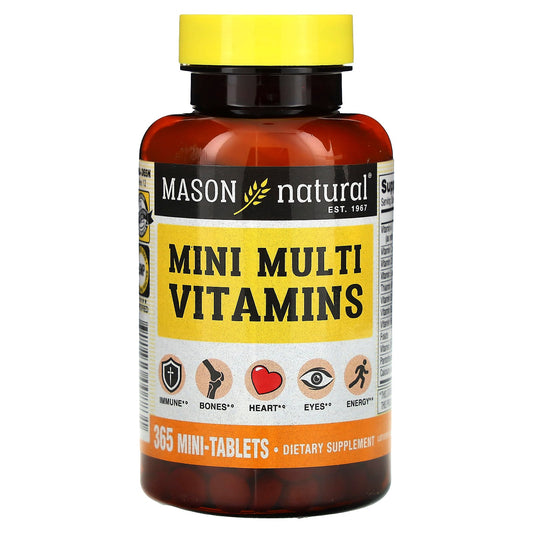 Mason Natural, Mini Multi Vitamins, 365 Mini-Tablets