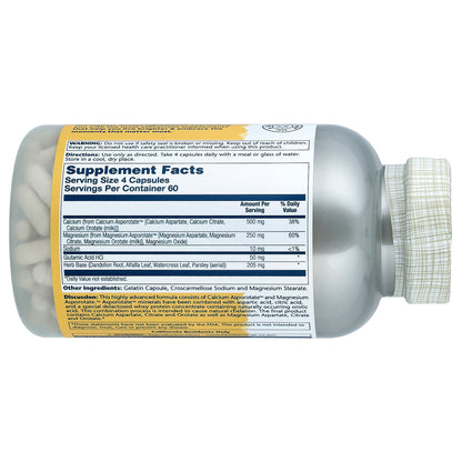 Solaray, 2:1 Ratio Cal-Mag Asporotates™, 240 Capsules