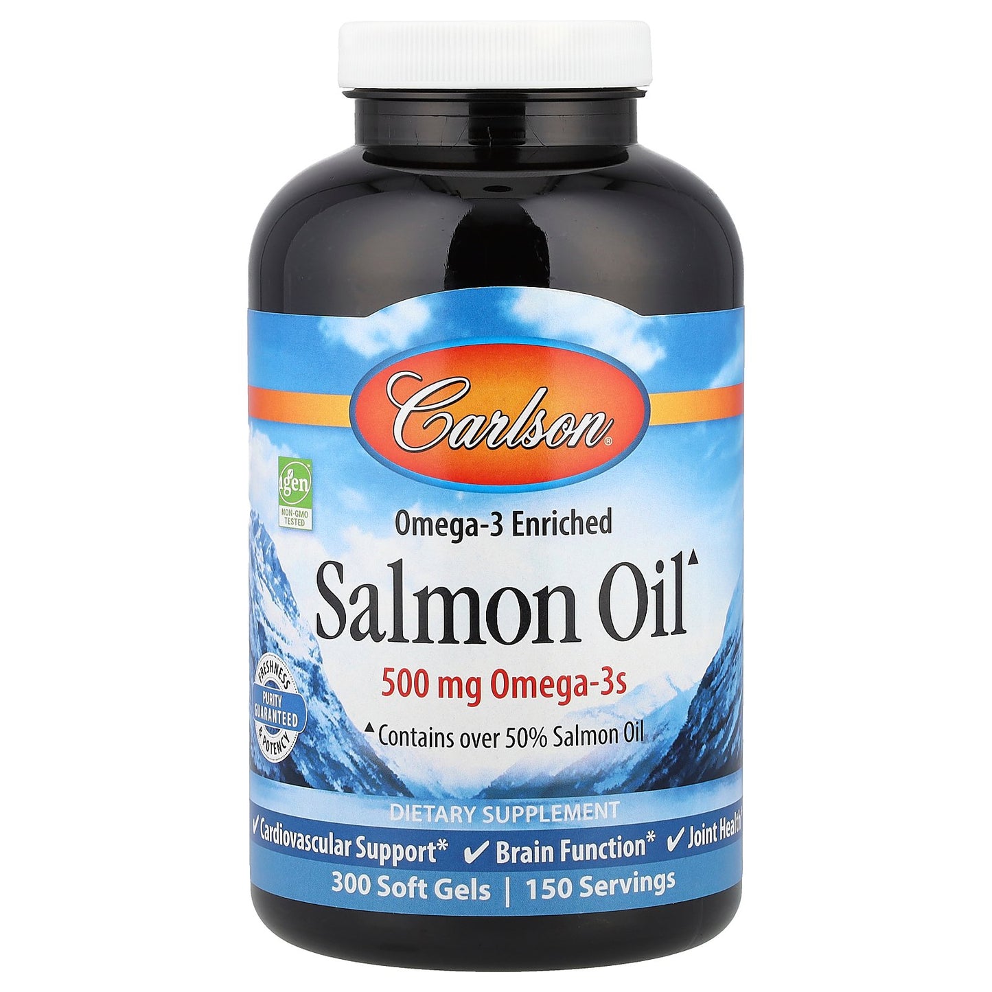 Carlson, Salmon Oil, 300 Soft Gels