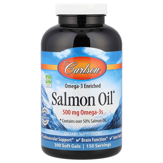 Carlson, Salmon Oil, 300 Soft Gels