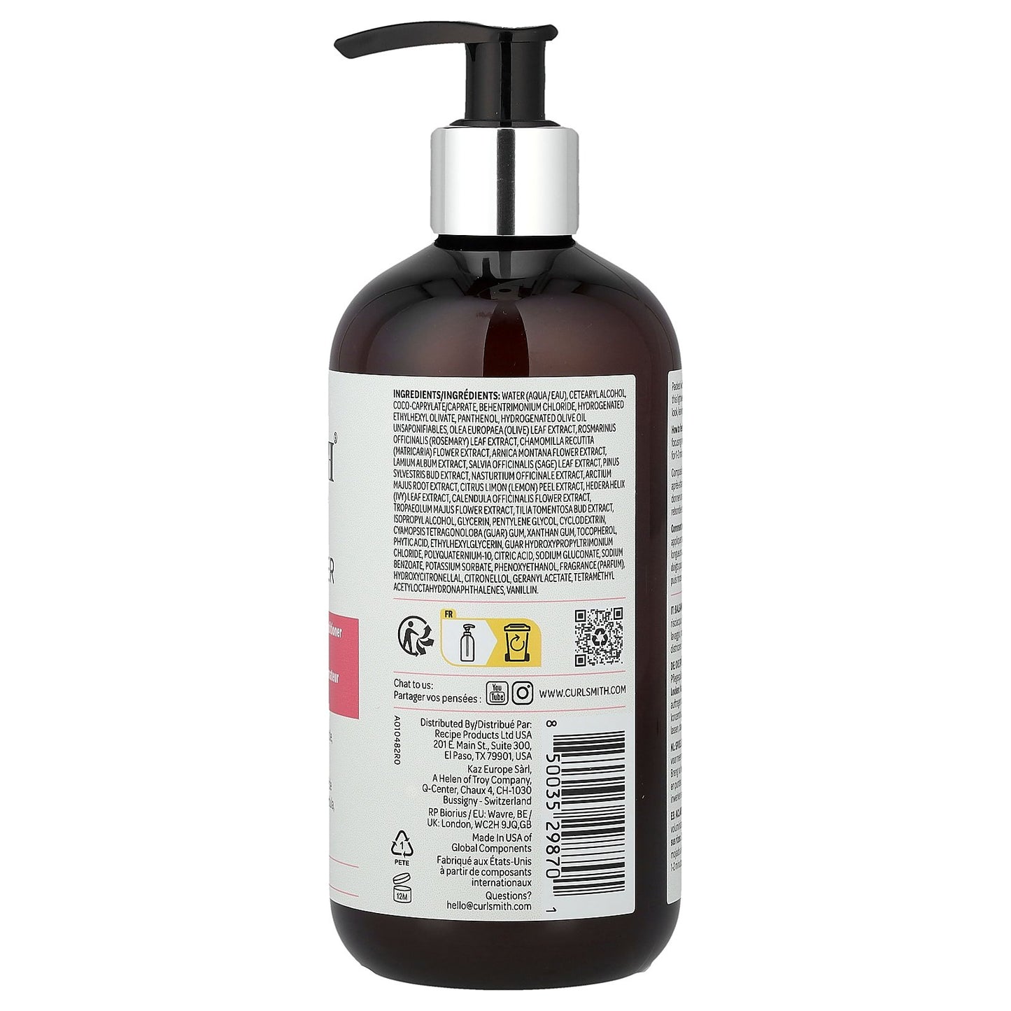 Curlsmith, Full Body Milk Conditioner, Flat Dull Curls, 12 fl oz (355 ml)
