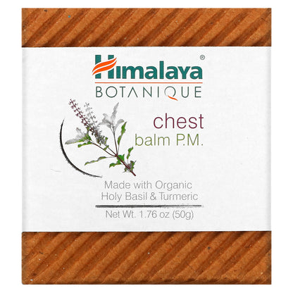 Himalaya, Botanique, Chest Balm P.M., 1.76 oz (50 g)