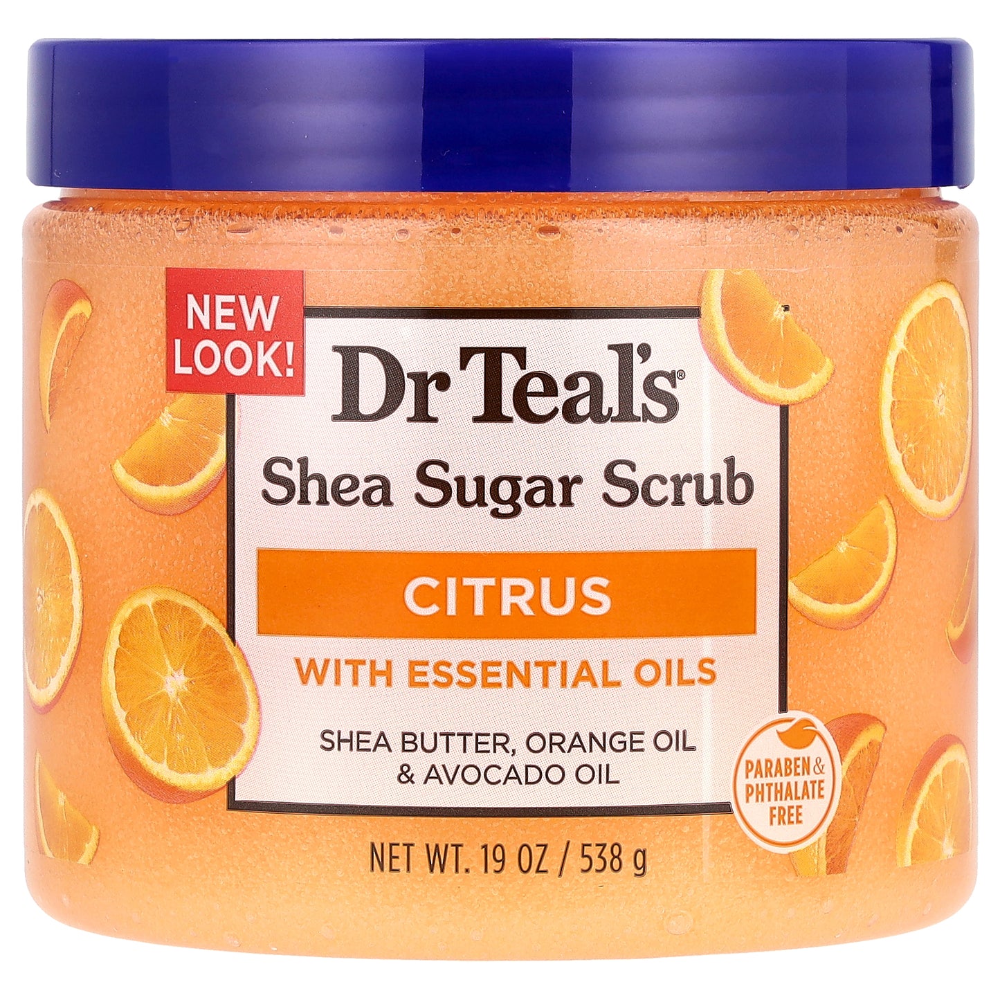 Dr. Teal's, Shea Sugar Scrub, Citrus, 19 oz (538 g)