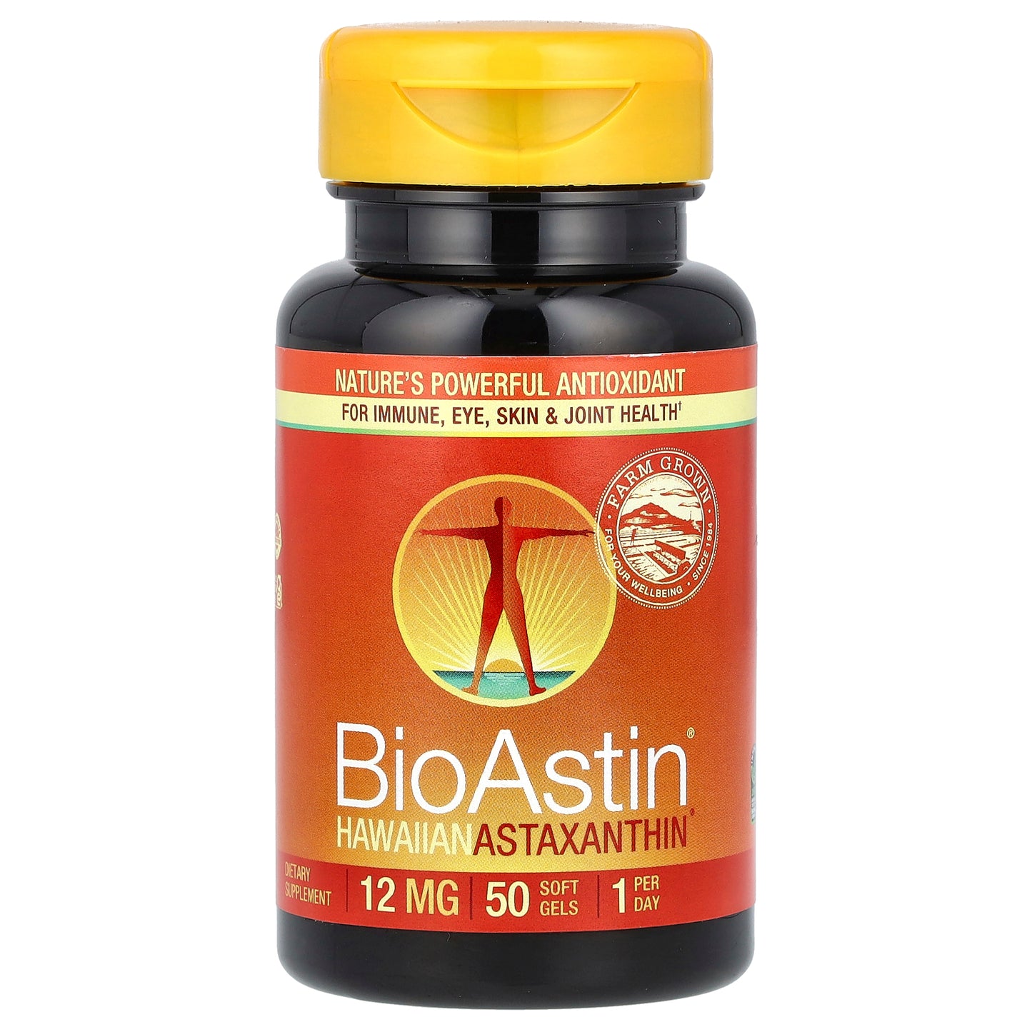 Nutrex Hawaii, BioAstin, Hawaiian Astaxanthin, 12 mg, 50 Soft Gels