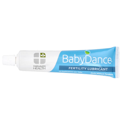 Fairhaven Health, Baby Dance, Fertility Lubricant, 1 Multi-Use Tube with 10 Single-Use Applicators