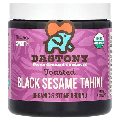 Dastony, Organic Toasted Black Sesame Tahini, Ultra Smooth, 8 oz (227 g)