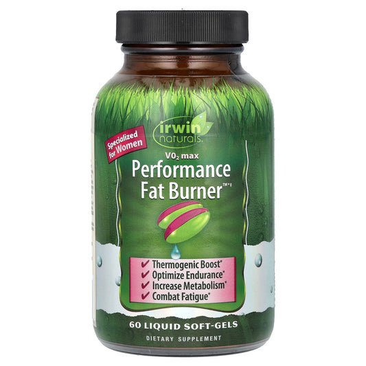 Irwin Naturals, V02 Max, Performance Fat Burner, 60 Liquid Soft-Gels