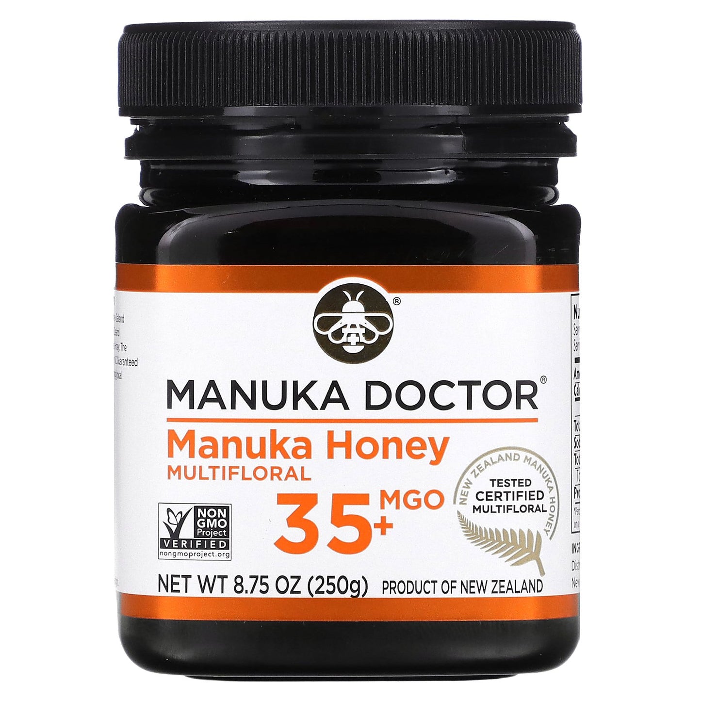 Manuka Doctor, Monofloral Manuka Honey, MGO 35+, 8.75 oz (250 g)