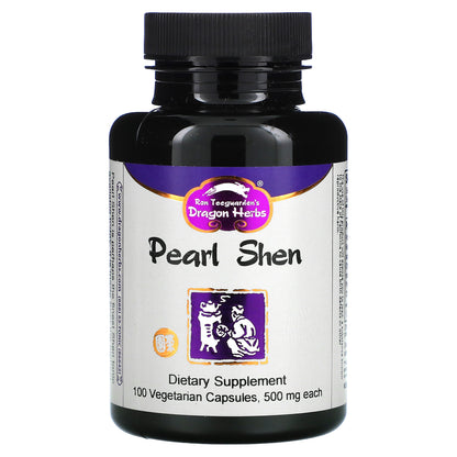 Dragon Herbs, Pearl Shen, 500 mg, 100 Vegetarian Capsules