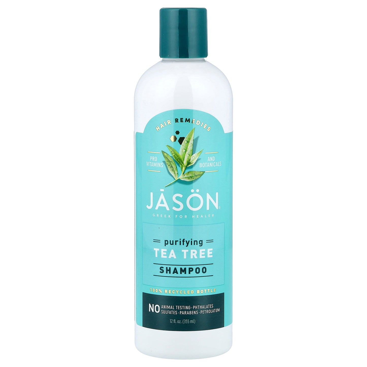 Jason Natural, Hair Remedies, Purifying Tea Tree Shampoo, 12 fl oz (355 ml)