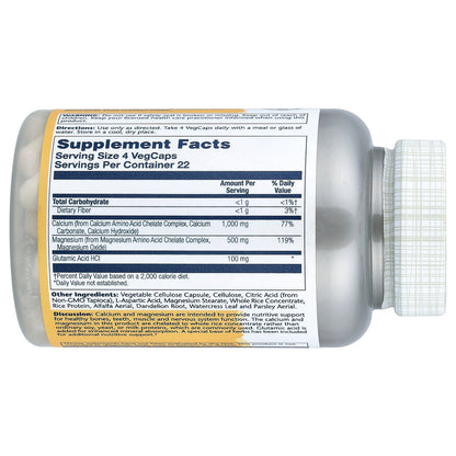 Solaray, Enhanced Absorption Calcium Magnesium, 90 VegCaps