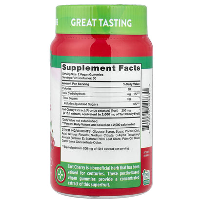Nature's Truth, Tart Cherry Gummies, Delicious Cherry, 60 Gummies (1,000 mg per Gummy)