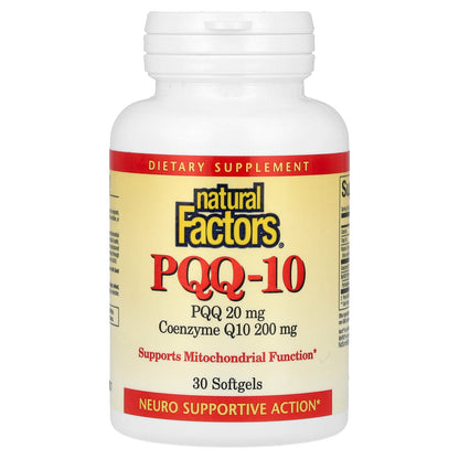 Natural Factors, PQQ-10, 30 Softgels