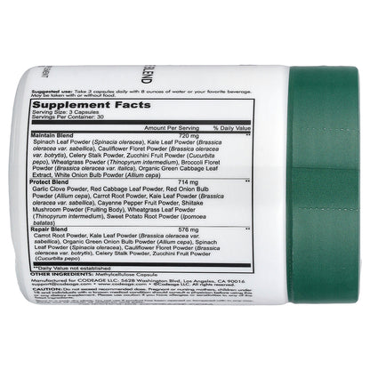 Codeage, Instant Food, Easy Veggies, Daily Veggie Blend, 90 Capsules