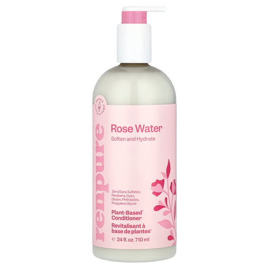Renpure, Plant-Based Conditioner, Rose Water, 24 fl oz (710 ml)
