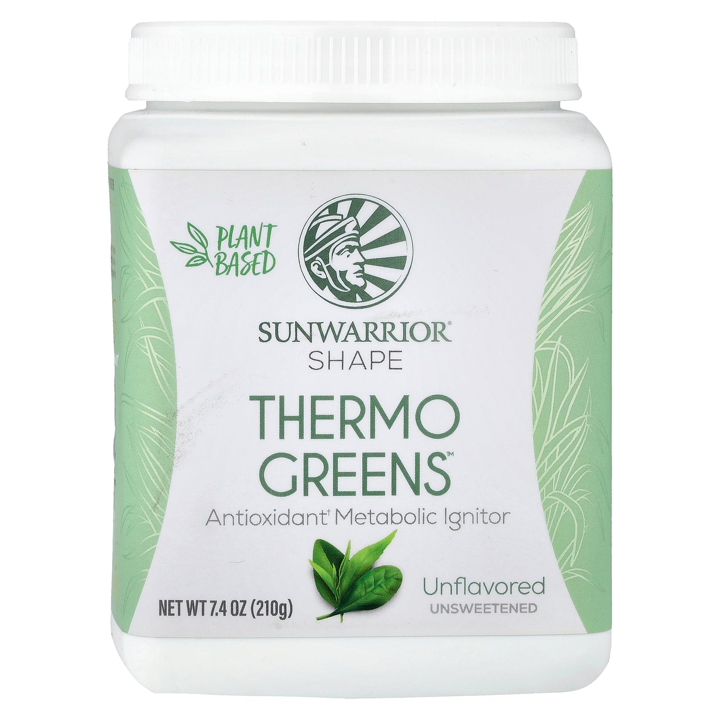 Sunwarrior, Shape, Thermo Greens™, Unflavored, 7.4 oz (210 g)