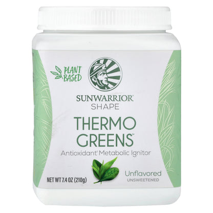 Sunwarrior, Shape, Thermo Greens™, Unflavored, 7.4 oz (210 g)