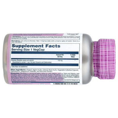 Solaray, Vital Extracts, Rhodiola, 100 mg, 30 VegCaps
