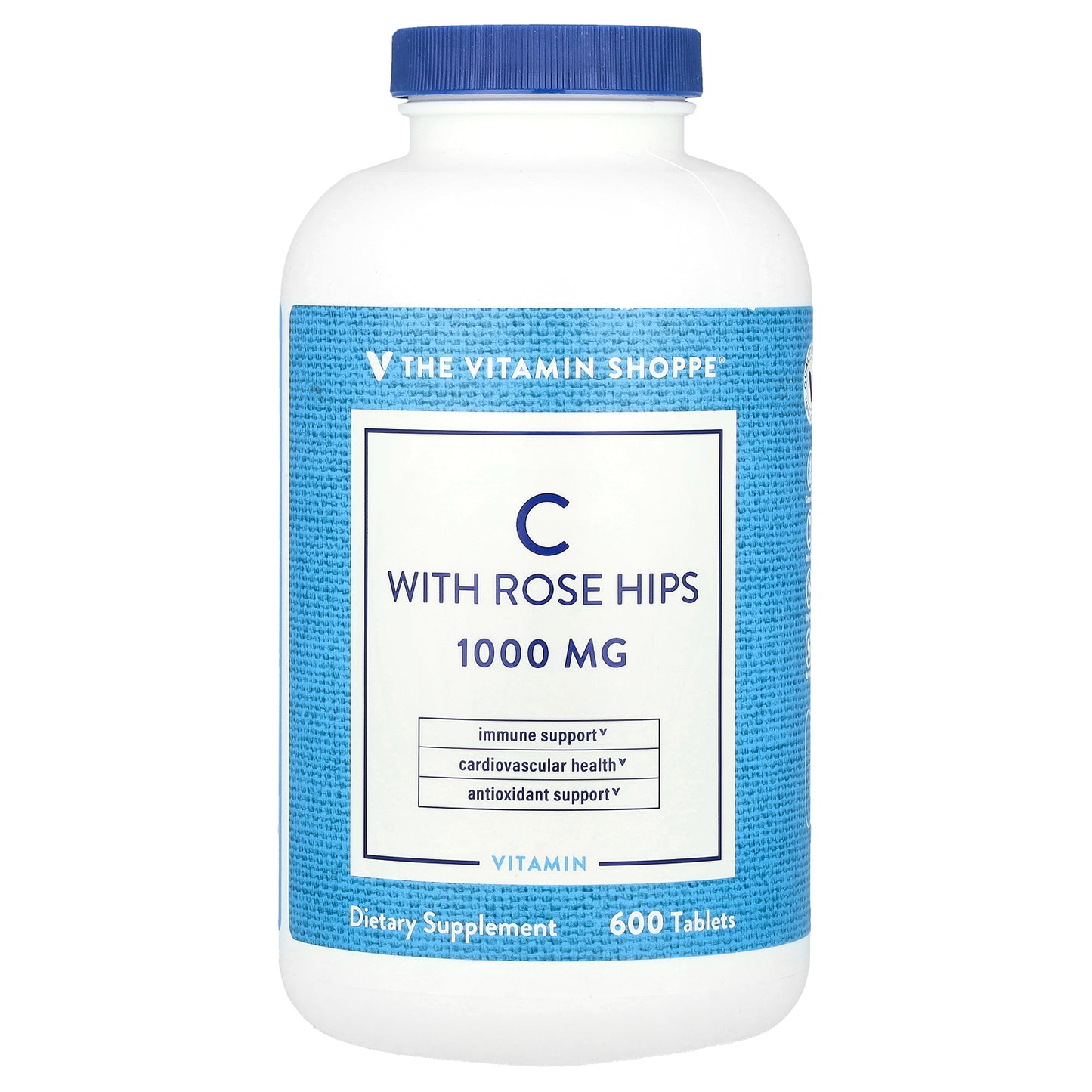 The Vitamin Shoppe, Vitamin C with Rose Hips, 600 Tablets