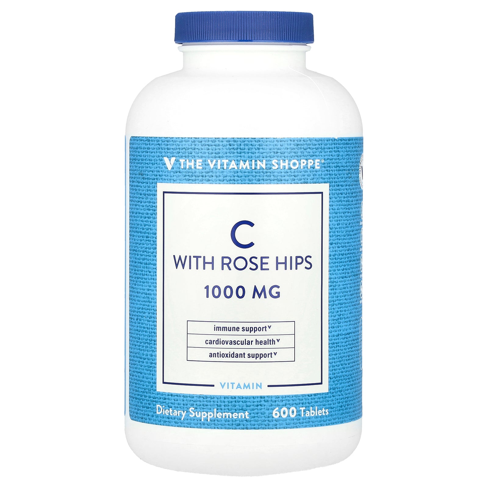 The Vitamin Shoppe, Vitamin C with Rose Hips, 600 Tablets