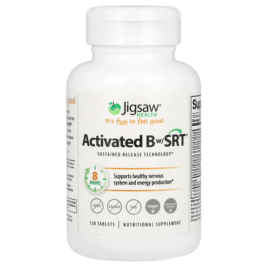 Jigsaw Health, Activated B with SRT®, 120 Tablets