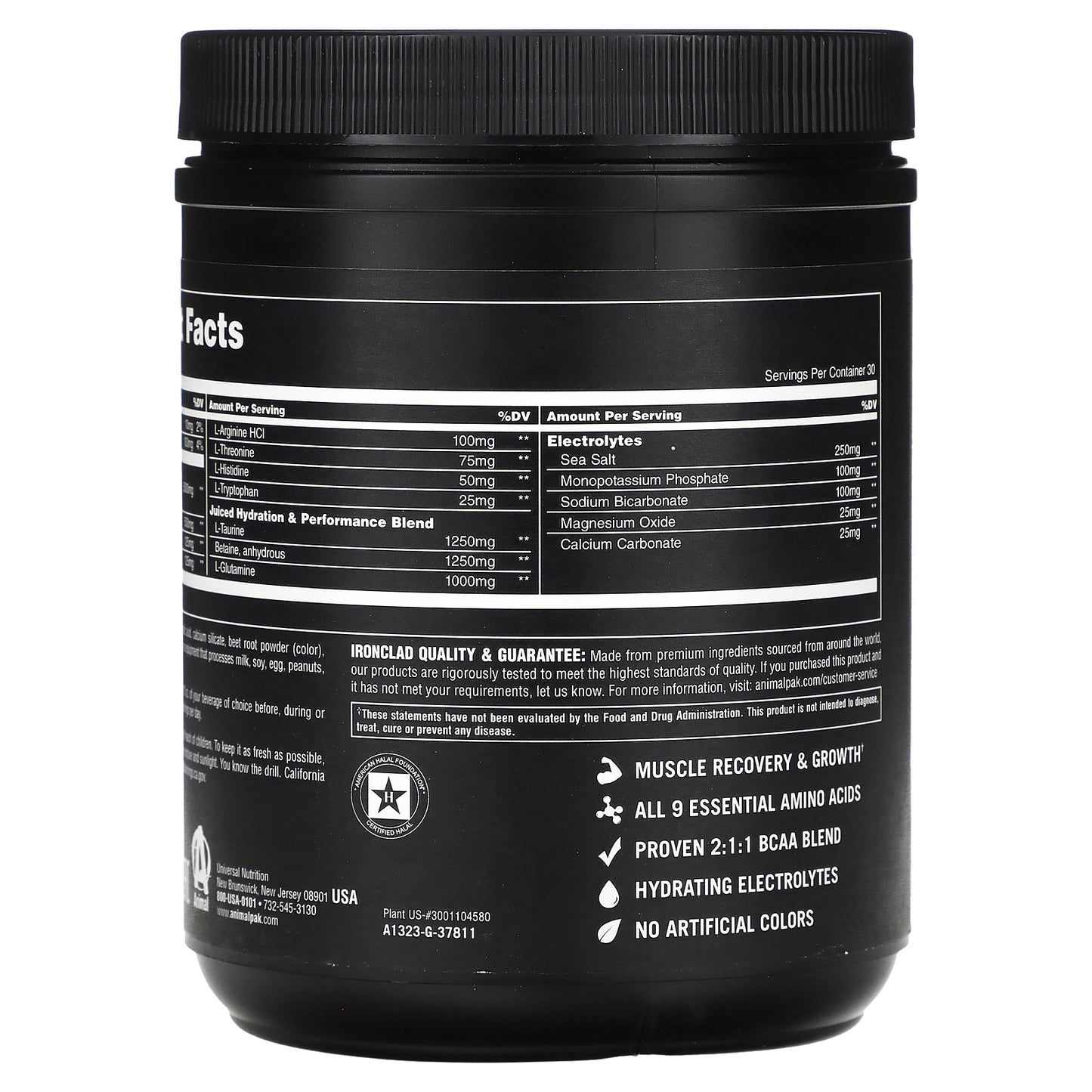 Animal, Juiced Aminos® Powder, Grape, 14.3 oz (405 g)