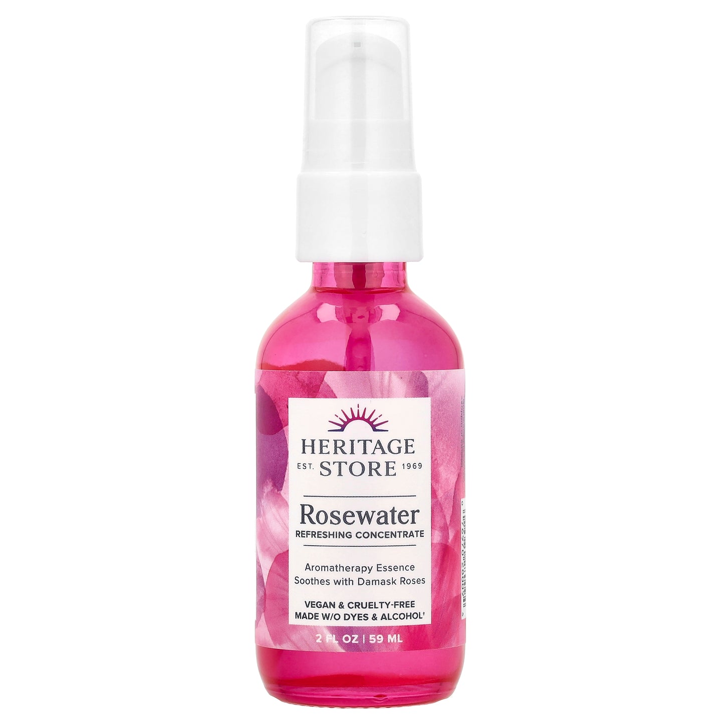 Heritage Store, Rosewater Refreshing Concentrate, 2 fl oz (59 ml)