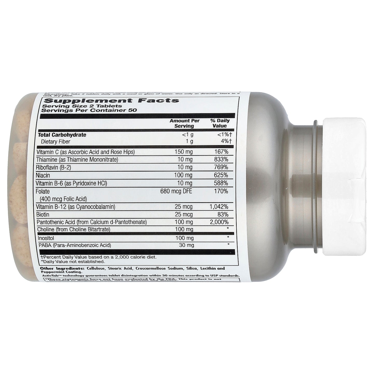 KAL, Stress B Complex, 100 Tablets