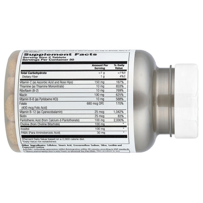 KAL, Stress B Complex, 100 Tablets