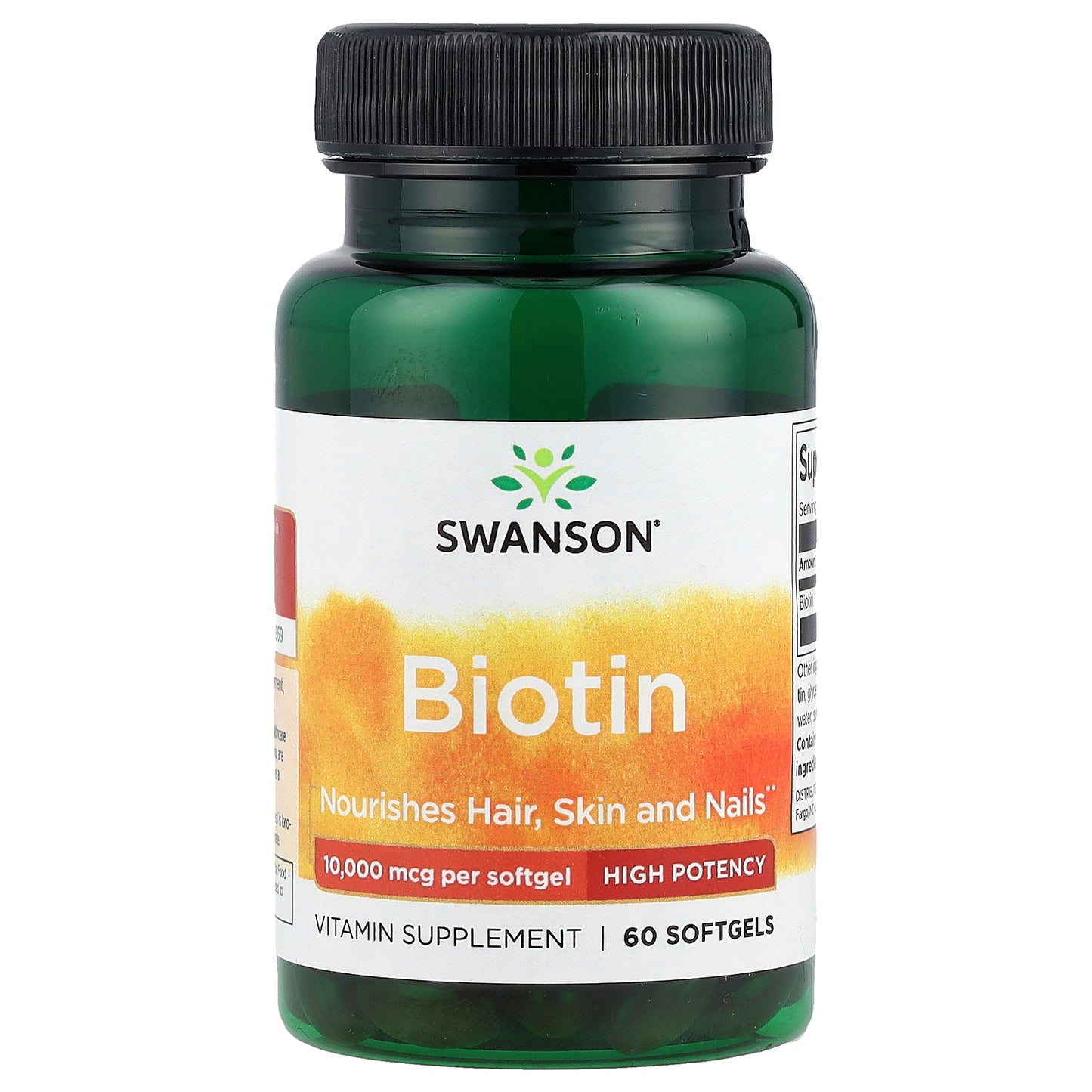 Swanson, Biotin, 10,000 mcg, 60 Softgels