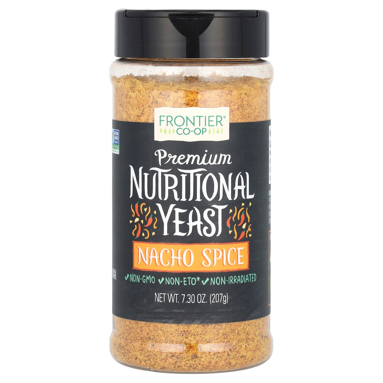 Frontier Co-op, Premium Nutritional Yeast, Nacho Spice, 7.3 oz (207 g)