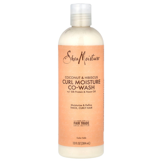 SheaMoisture, Curl Moisture Co-Wash, Coconut & Hibiscus, 13 fl oz (384 ml)