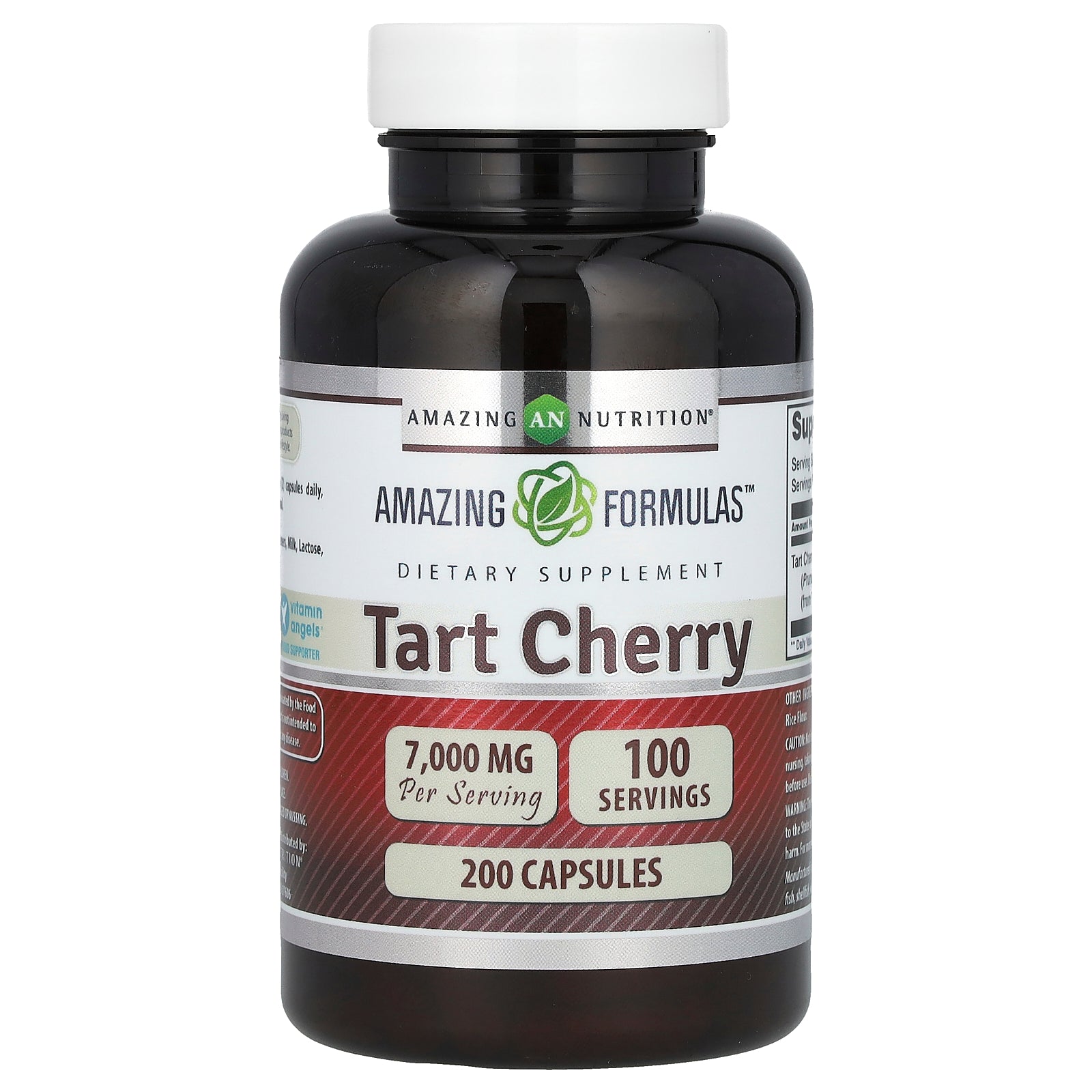 Amazing Nutrition, Tart Cherry, 200 Capsules (3,500 mg per Capsule)