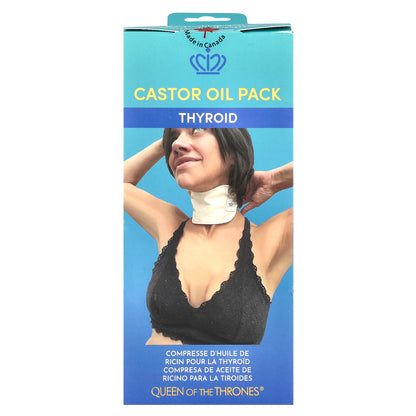 Queen of the Thrones, Castor Oil Pack, Thyroid, 1 Count