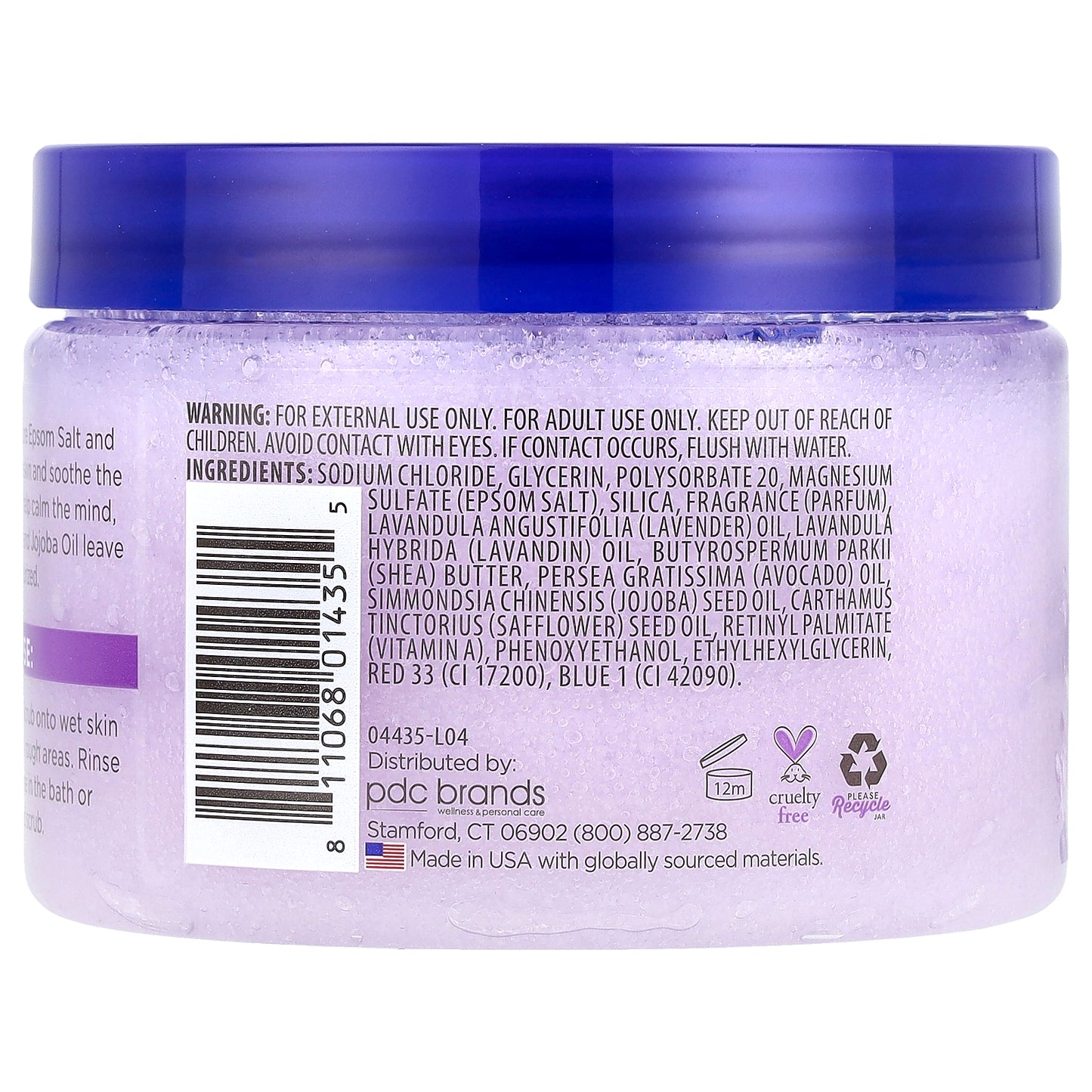 Dr. Teal's, Epsom Salt Body Scrub, Lavender, 16 oz (454 g)
