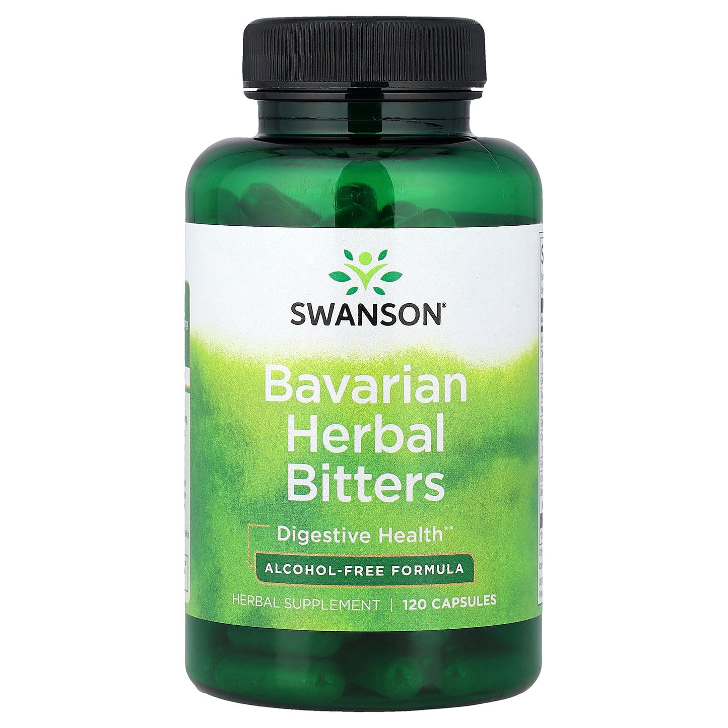 Swanson, Bavarian Herbal Bitters, Alcohol-Free, 120 Capsules
