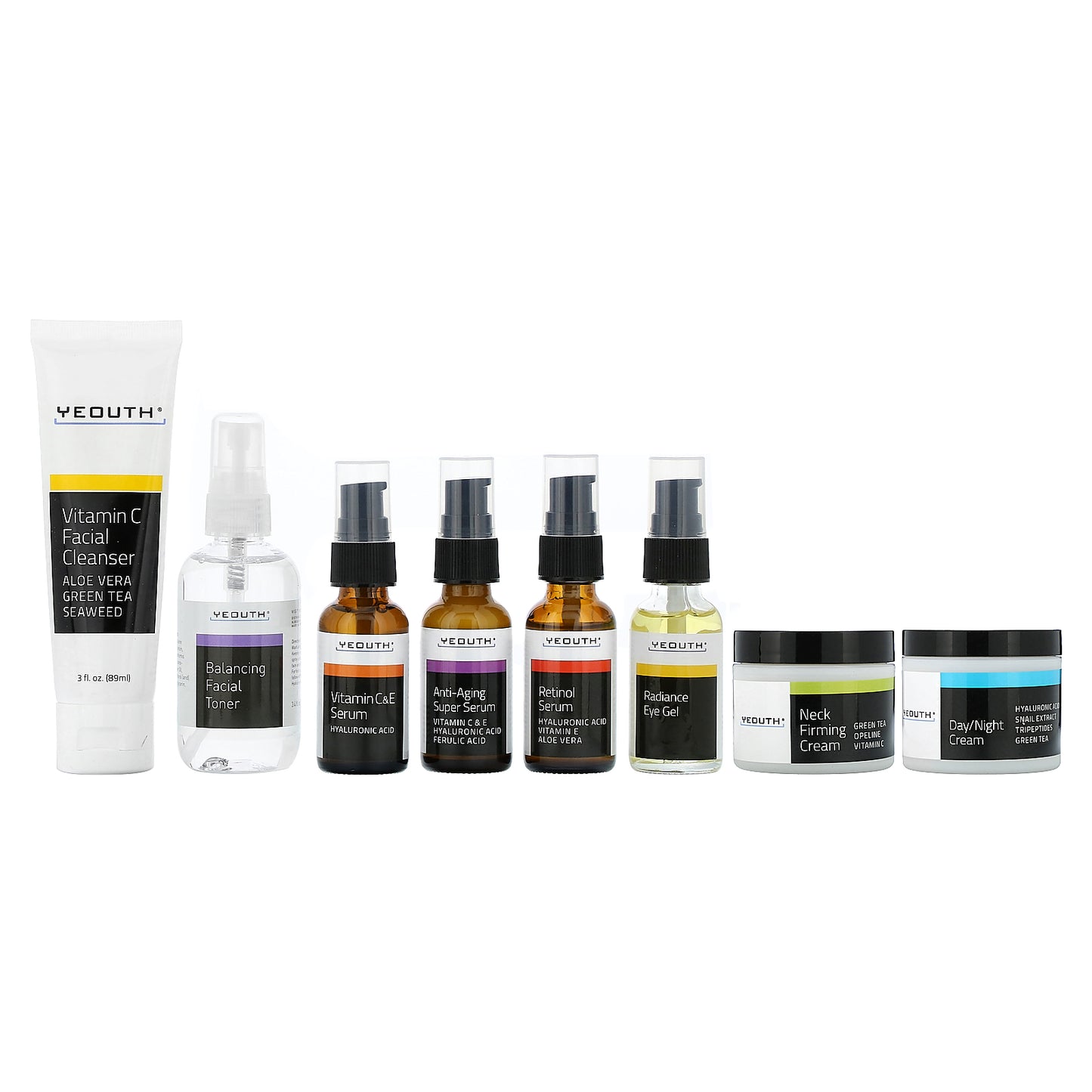 YEOUTH, Anti-Aging System, Forties+, 8 Piece Set