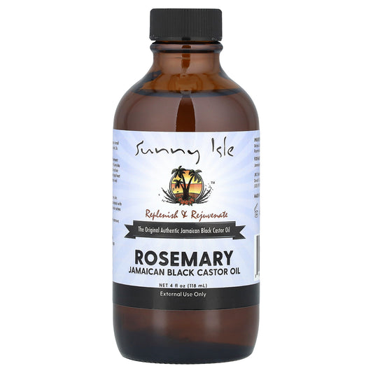 Sunny Isle, Rosemary Jamaican Black Castor Oil, 4 fl oz (118 ml)