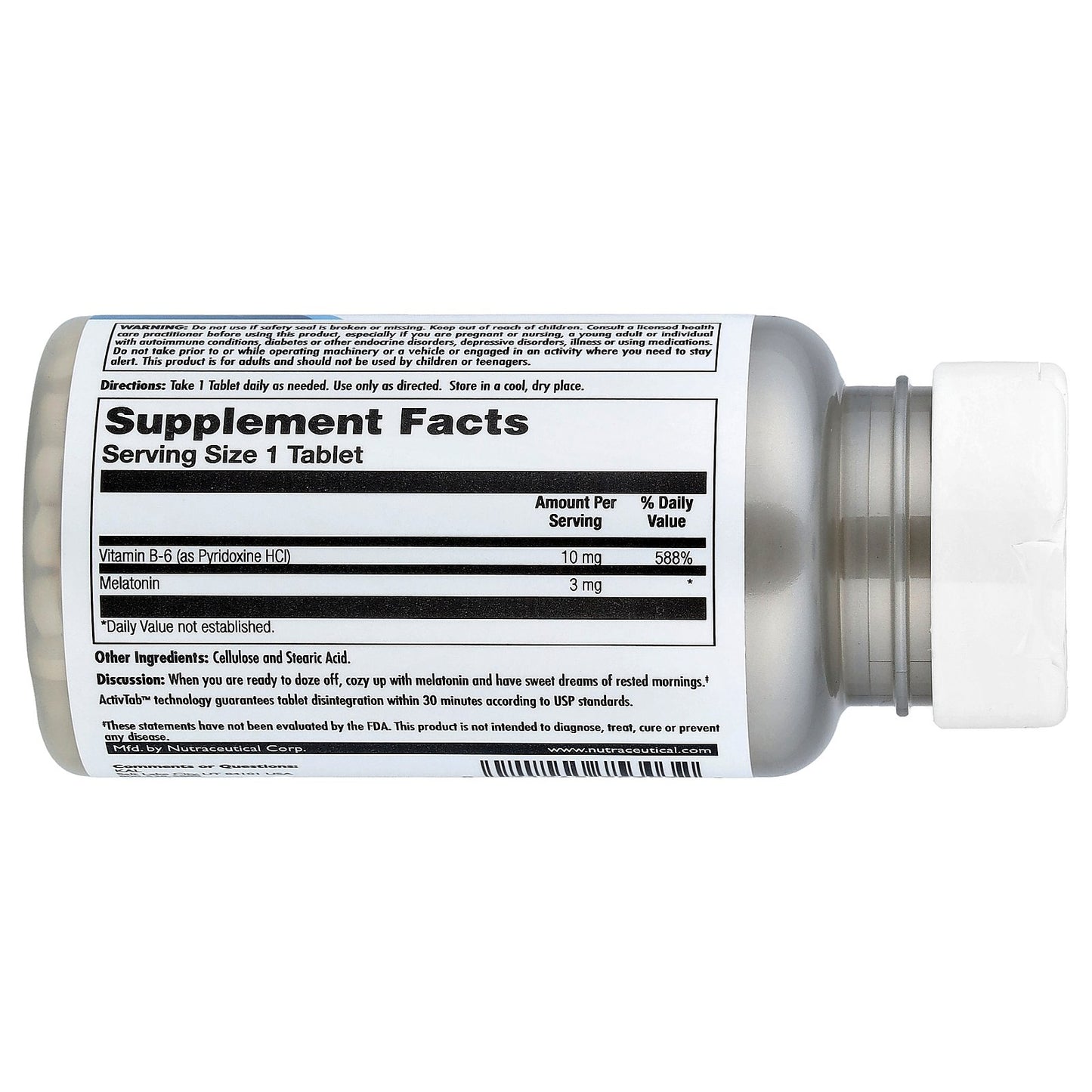 KAL, Melatonin, 60 Tablets