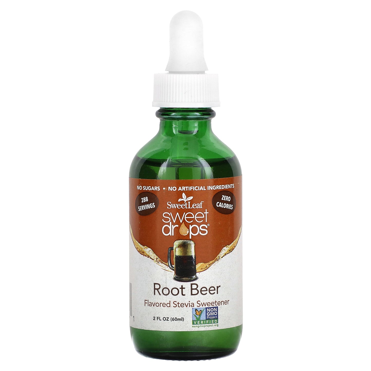 SweetLeaf Stevia, Sweet Drops, Root Beer, 2 fl oz (60 ml)