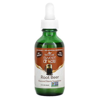 SweetLeaf Stevia, Sweet Drops, Root Beer, 2 fl oz (60 ml)