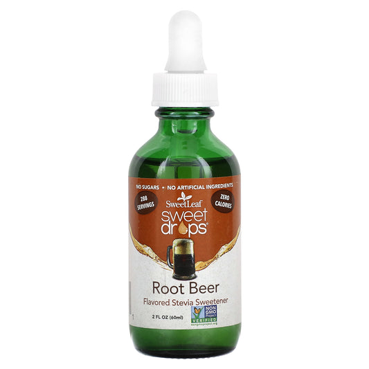 SweetLeaf Stevia, Sweet Drops, Root Beer, 2 fl oz (60 ml)