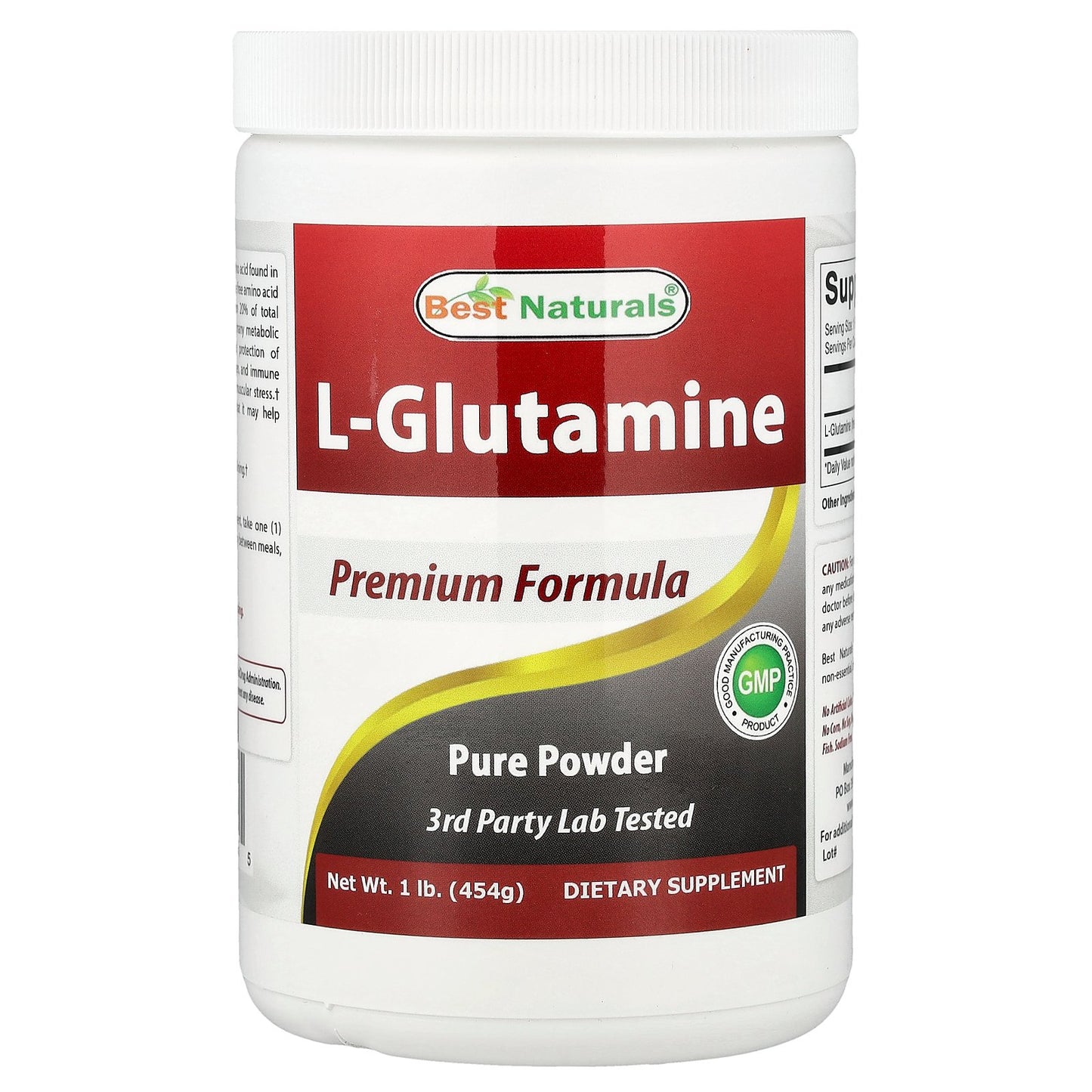Best Naturals, L-Glutamine, 1 lb (454 g)